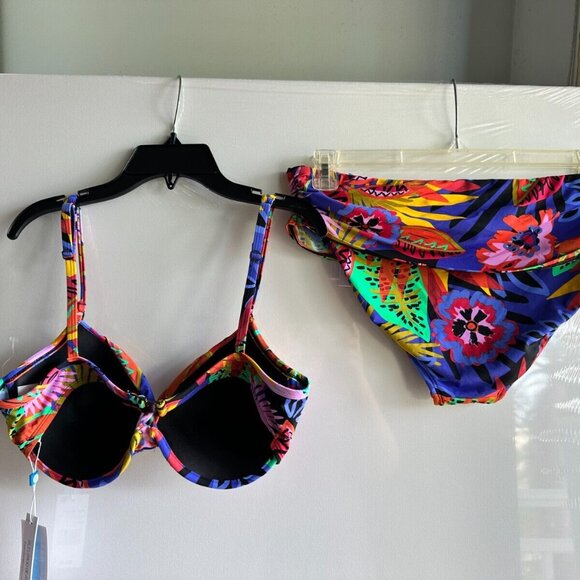 NWT $142 BLEU BY ROD BEATTIE WOMEN'S SWIMSUIT 12 2 PC BIKINI UNDERWIRE - Picture 8 of 10